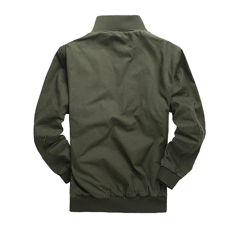 Military Jacket Men Multiple Pockets Pure Cotton Casual Army male Bomber Jacket Men's Clothing Brand Outerwear Coat AF1206