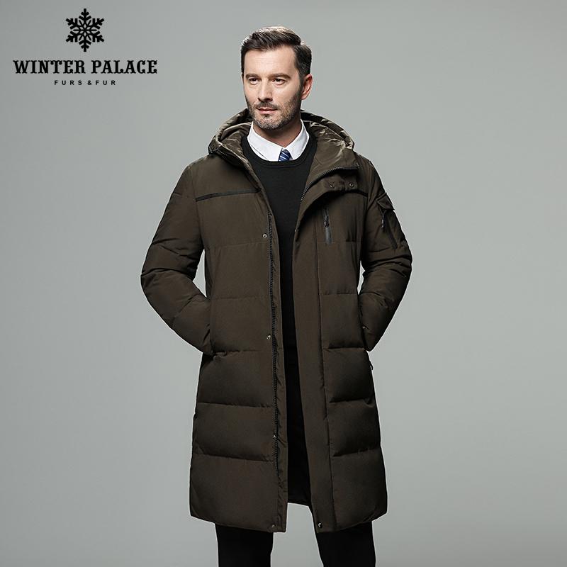 2021 Winter Long Model men's Down Jacket Coat Warm Fashion men Parkas High-Quality Bio-Down men Coat Brand New Design