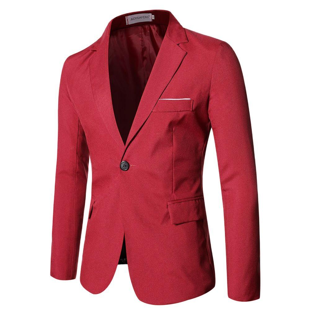 Blazer Men,Men Blazer Slim Fit,Men's Casual Suit Korean Version Slim Groomsman Bridegroom Wedding Business Occupation Suit,-5X